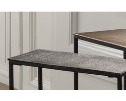 Interiax Bijzettafel 'Noud' 3-delig Metaal