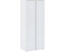 Interiax Kledingkast 'Como' 2 Deuren | Wit | 179x74x51,9 cm