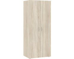 Interiax Kledingkast 'Verona' 2 Deuren | Sonoma Eik | 179x74x51,9 cm