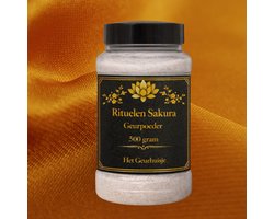 Interieur Geurpoeder - Inspired by: Rituals Sakura (500 gram) - Voor Stofzuiger, Tapijt & Interieur - Luxe Geur voor een Schoon & Fris Gevoel - Dierproefvrij