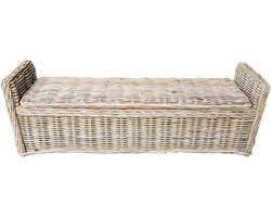 Interieurdirekt - Hal Bankje - Opbergruimte - 120cm - Sophia