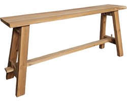 Interieurdirekt - Teakhouten Krukje - 100cm - Naturel