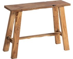 Interieurdirekt - Teakhouten Krukje - 60cm - Naturel