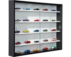 Interlink SAS Collecty Vitrinekast - 
60 x 80 x 9,5 cm - Zwart