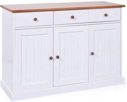 Interlink SAS Westerland - Dressoir - Wit - Hout/Metaal