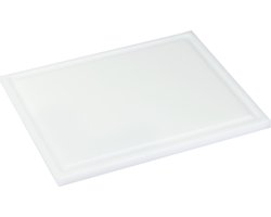 Interlux Snijplaat met sapgoot - 325x265x15mm - Wit