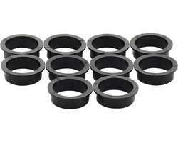 Intersteel 10 Nylon ringen 20mm-18 mm zwart