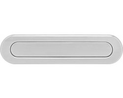 Intersteel Brievenbus ovaal met veer rvs geborsteld