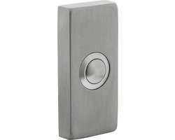 Intersteel Deurbel rechthoekig verdekt rvs