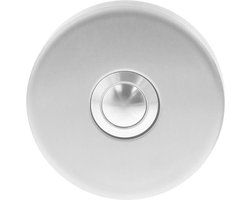 Intersteel Deurbel rond verdekt ø53x10 rvs geborsteld