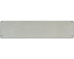 Intersteel Deurplaat 80 mm x 475 mm rvs geborsteld