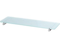 Intersteel Glazen planchet lengte 600 mm rvs geborsteld