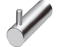 Intersteel Handdoekhaakje enkel rvs geborsteld