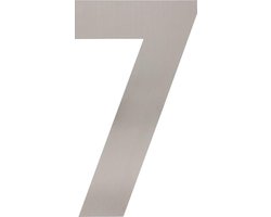 Intersteel Huisnummer 7 XL hoogte 30 cm rvs geborsteld