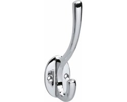 Intersteel Kapstokhaak ovaal chroom