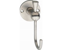 Intersteel kapstokhaak/jashaak LONG TEE inox mat