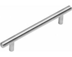 Intersteel Meubelgreep Ø12 mm, lengte 178 mm rvs geborsteld