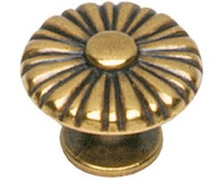 Intersteel Meubelknop rond zon ø 25 mm messing gebruineerd