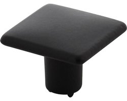 Intersteel Meubelknop vierkant 26 x 26 mm mat zwart