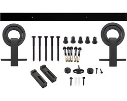 Intersteel Schuifdeursysteem Modern Top mat zwart