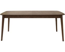Interstil Uitschuifbare Eettafel Montreux - 180/220x90x75 - Walnoot Hout
