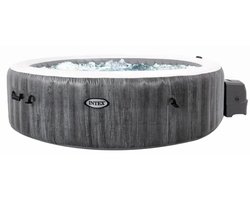 Intex 28442 PureSpa Greywood De Luxe Bubble Massage Jaccuzi 6-persoons Set