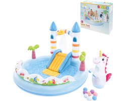 INTEX – 56148NP – Opblaasbaar speelbad – glijbaan – sproeier