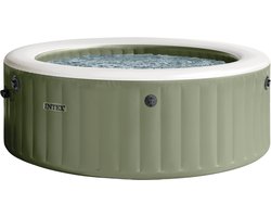 Intex 6-persoons Round Bubble Spa Set Olive Green