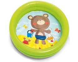 Intex babyzwembad groen 61 cm - Peuterbadje - Buitenspeelgoed - beertje