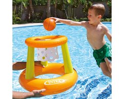 Intex - basketpalspel - Drijvend behendigheidsspel - speelgoed - waterspeelgoed - kinderspeelgoed - zwembad - zomer