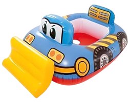 Intex bulldozer - Baby float - zwemring baby - opblaasbootje kinderen - zwemband 1 jaar - babyfloat