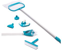 Intex - Deluxe Zwembad Onderhoudset - Inclusief schepnet, borstel en stofzuigerkop