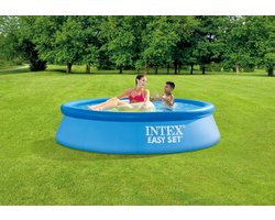 Intex Easy Set Opblaaszwembad Set - Ø 244 x 61 cm met filterpomp
