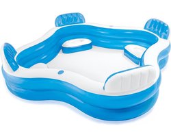 Intex Family Lounge Pool 229 x 229 x 66 cm - Opblaasbaarzwembad
