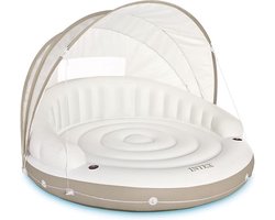 Intex Hoekbank 257x203x76cm - Comfortabele Hoekbank voor Buiten