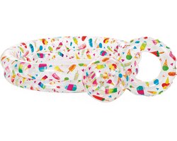 Intex Ice Pop Opblaaszwembad Set - Ø 122 x 25 cm - Inclusief Strandbal en Zwemband