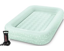 Intex Kids Travel Luchtbed met handpomp - 168 x 107 x 25 cm