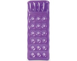 Intex luchtbed - paars - 188 x 71 cm - water/zwembad - opblaasbare artikelen