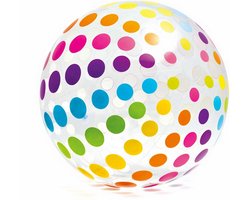 Intex - opblaasbal - opblaas bal - strandbal 107 cm - strand speelgoed - strandbal opblaasbaar - zwembad bal