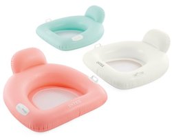 Intex opblaasbare lounge ligstoel met kussen voor zwembad en strand.