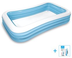 Intex - Opblaaszwembad - Swim Center Family Pool - Voor het hele gezin - Vanaf 6 jaar - 305 x 183 x 56 cm inclusief reparatiesetje