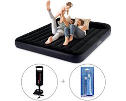 Intex Pillow Rest luchtbed kingsize | Tweepersoons | 203 x 183 x 25 cm | Inclusief handpomp + reparatiekit