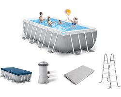 Intex Prism Frame Zwembadset rechthoekig 488x244x107 cm  26792GN