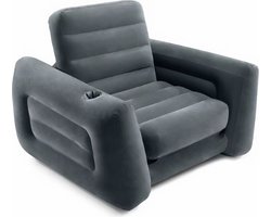 Intex - Pull-Out Opblaasbare Slaapstoel - Comfortabele 2-in-1 Loungestoel en Logeerbed