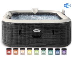Intex PureSpa Greystone Deluxe + Aquatural Set Aroma Crystals + WiFi