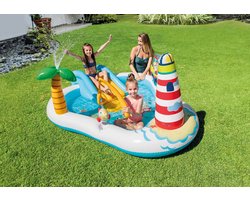 Intex Speelzwembad Fishing Fun - 219x188x99cm
