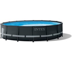 Intex Ultra XTR Frame Opzetzwembad Set - Ø 488 x 122 cm met zand filter pomp