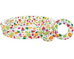 Intex Vrolijke Fruity Pool Set - Opblaaszwembad - Ø 132 x 28 cm - Inclusief Strandbal en Zwemband