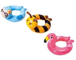 Intex Zwemring - Zwemband - Dier - bij - luiaard - flamingo - assorti levering