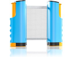 intrekbaar tafeltennisnet met clip, praktisch tafeltennisnet, uitbreidbaar tot 170 cm, voor reizen in de open lucht, tafels voor binnen en buiten